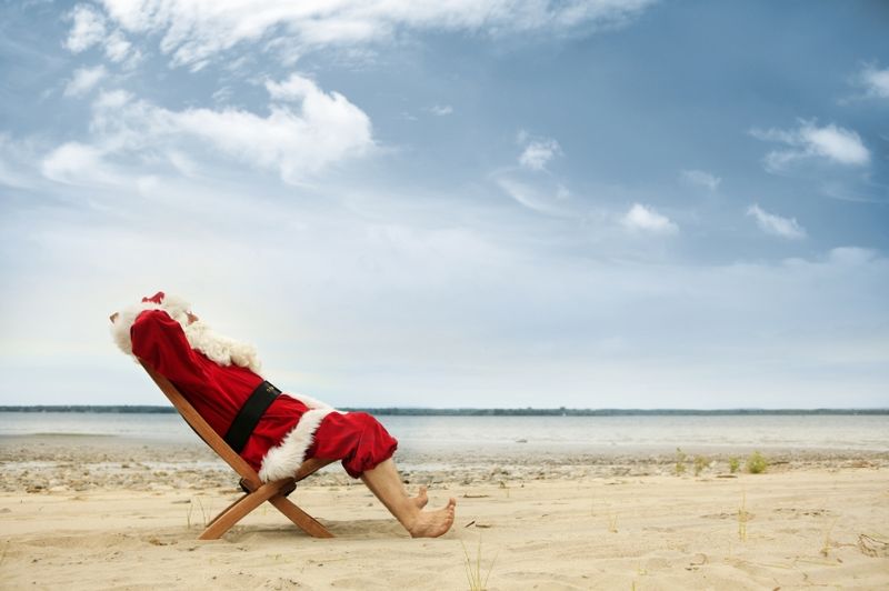 Santa takes a break and you should too!