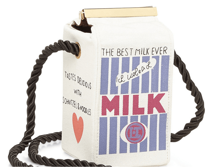 Milk Carton handbag via Simons