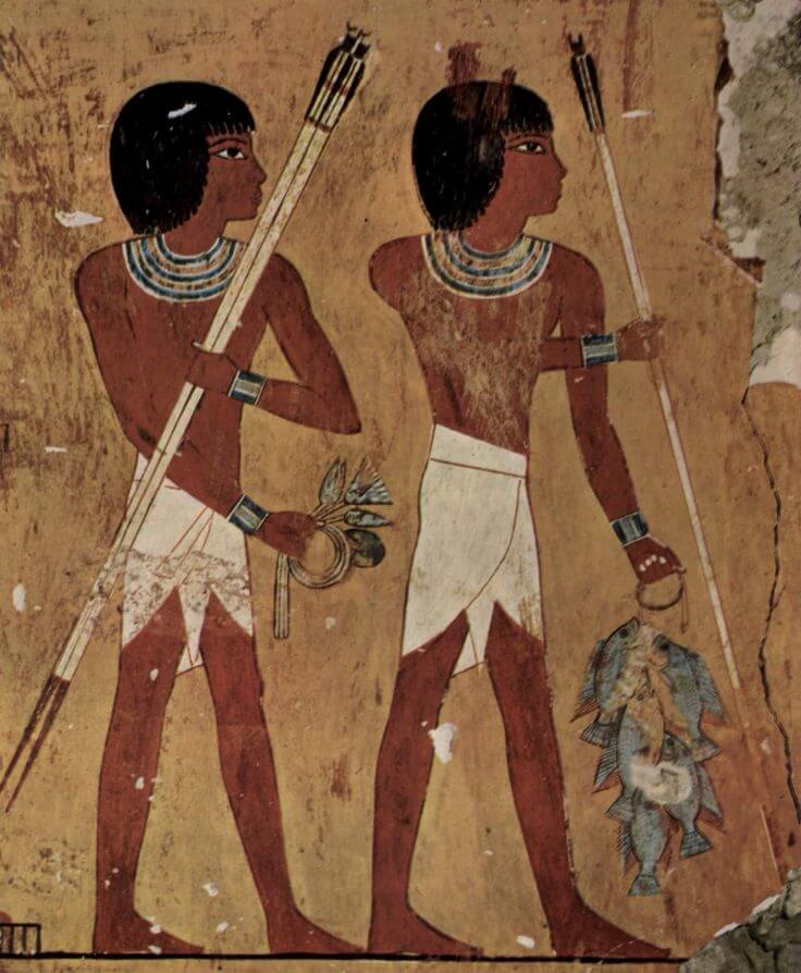 A depiction of the loincloth from Ancient Egypt via Pinterest