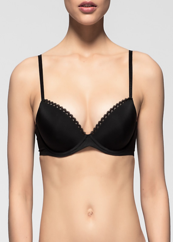 Seductive Comfort Customized Lift Seamless Tagless Underwire Padded Push-up Bra by Calvin Klein